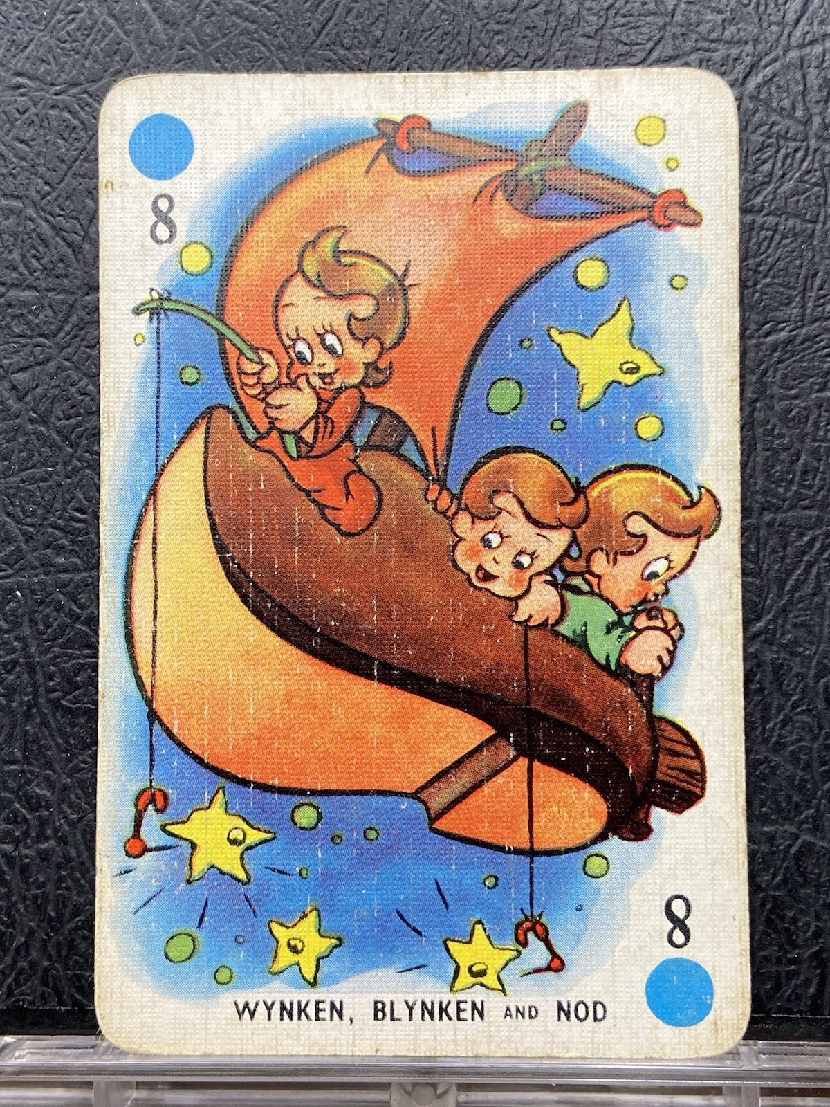 1939 Pepys, Mickeys Fun Fair Card, Walt Disney Red Back Wynken, Blynken, And Nod 1939 Pepys, Mickeys Fun Fair Card, Walt Disney Red Back Wynken, Blynken, And Nod