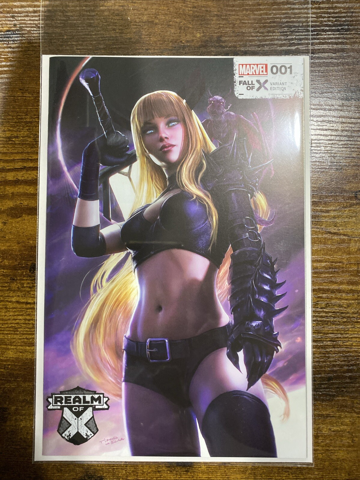 REALM OF X #1 * NM+ * TIAGO DA SILVA TRADE VARIANT MAGIK FALL OF X X-MEN COA 🔥