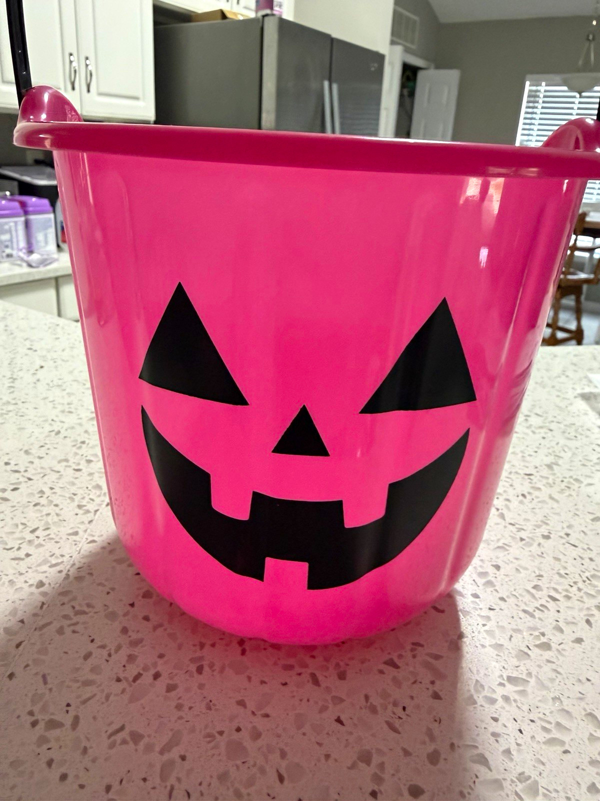 Target Trick-or-Treat Pail Pink Jack-O-Lantern Pumpkin Plastic Halloween 2020