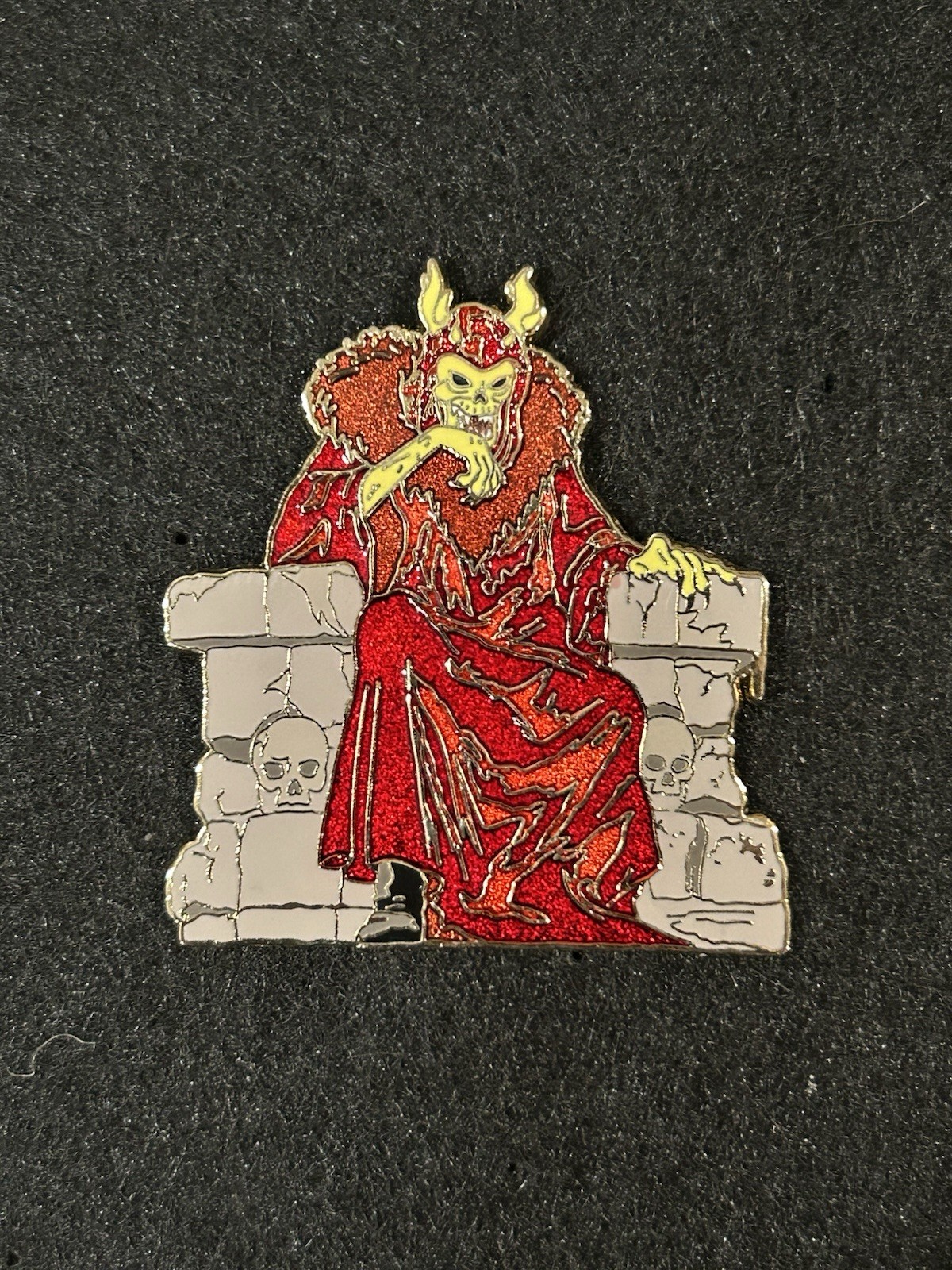Disney Shopping 2008 Villains Horned King Black Cauldron LE 500 Glitter Pin