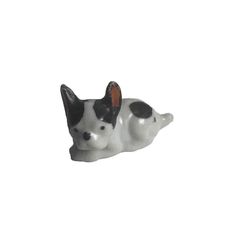 Rare Vintage Porcelain French Bulldog Frenchie 