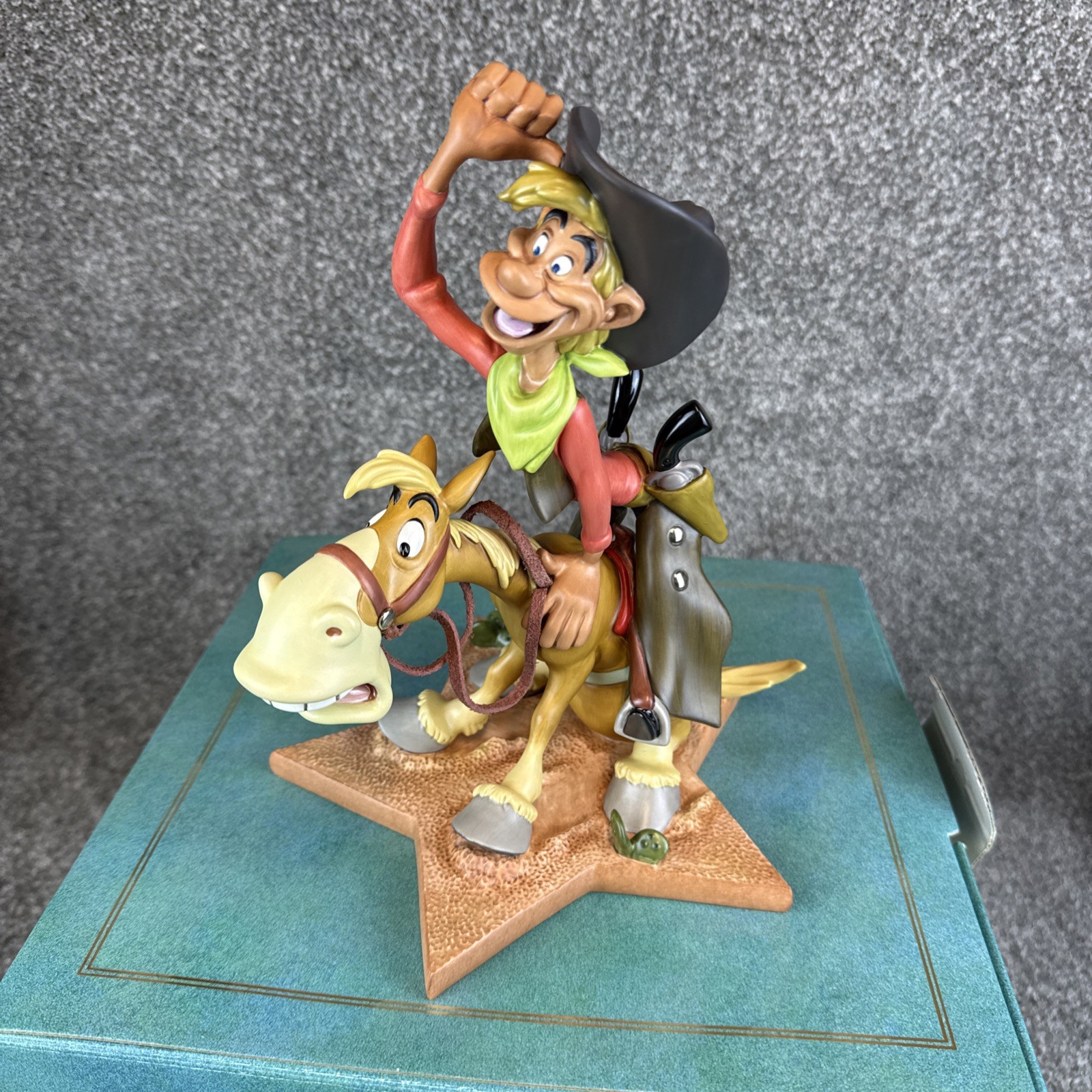 WDCC Pecos Bill “Melody Time” with Widowmaker Horse NEW Box COA