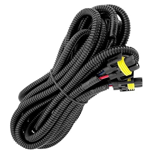 LED Fog Light Wiring Harness Kit, Compatible with Chevy Silverado 1500/2500
