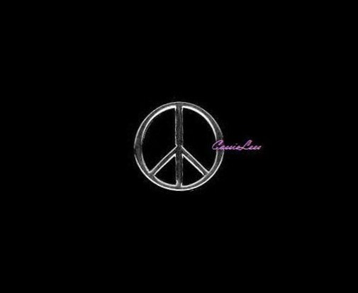  Peace Sign + a custom promo pin 