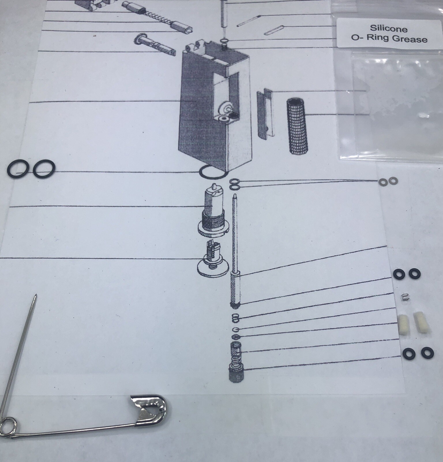 Service / Repair KIT for 2 Vintage dunhill Rollagas lighters, (+1 #31 Spring)