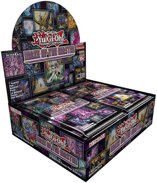 Yugioh Maze of the Master 24 Booster Display Box - GERMAN NEW ORIGINAL PACKAGING 1st Edition