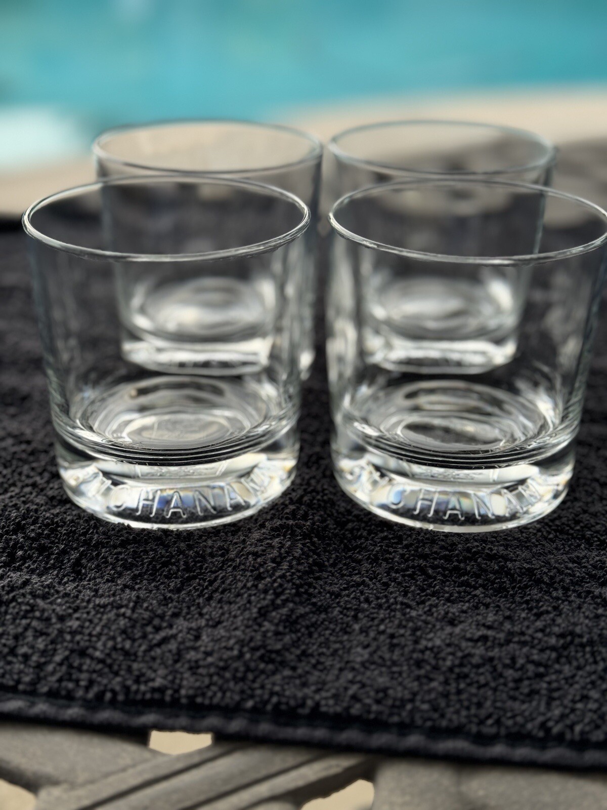 Buchanan’s De Luxe Scotch Whisky Glasses (Set of 4).