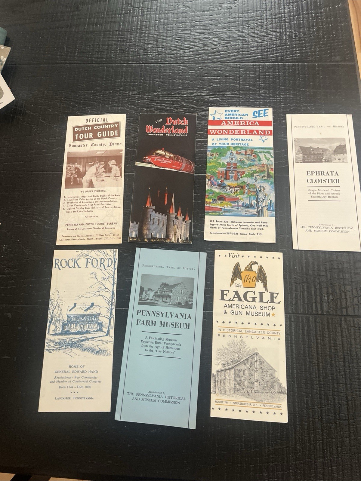 Vintage Pennsylvania Tourism Travel Brochures