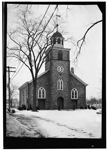 Wyckoff NJ 1900s Wycoff Reformed Church Main Street Stone Church HABS