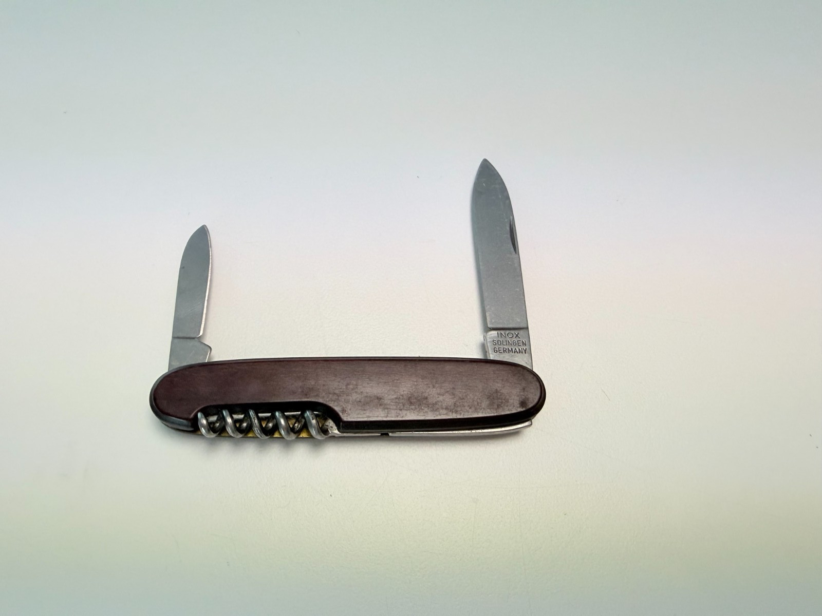 Old Vtg INOX Solingen German Germany Two (2) Blade Folding Pocket Knife