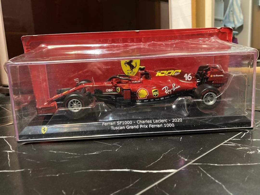 Ferrari SF1000 1/24 Big Scale Model Charles Leclerc Tuscan GP Metal Car