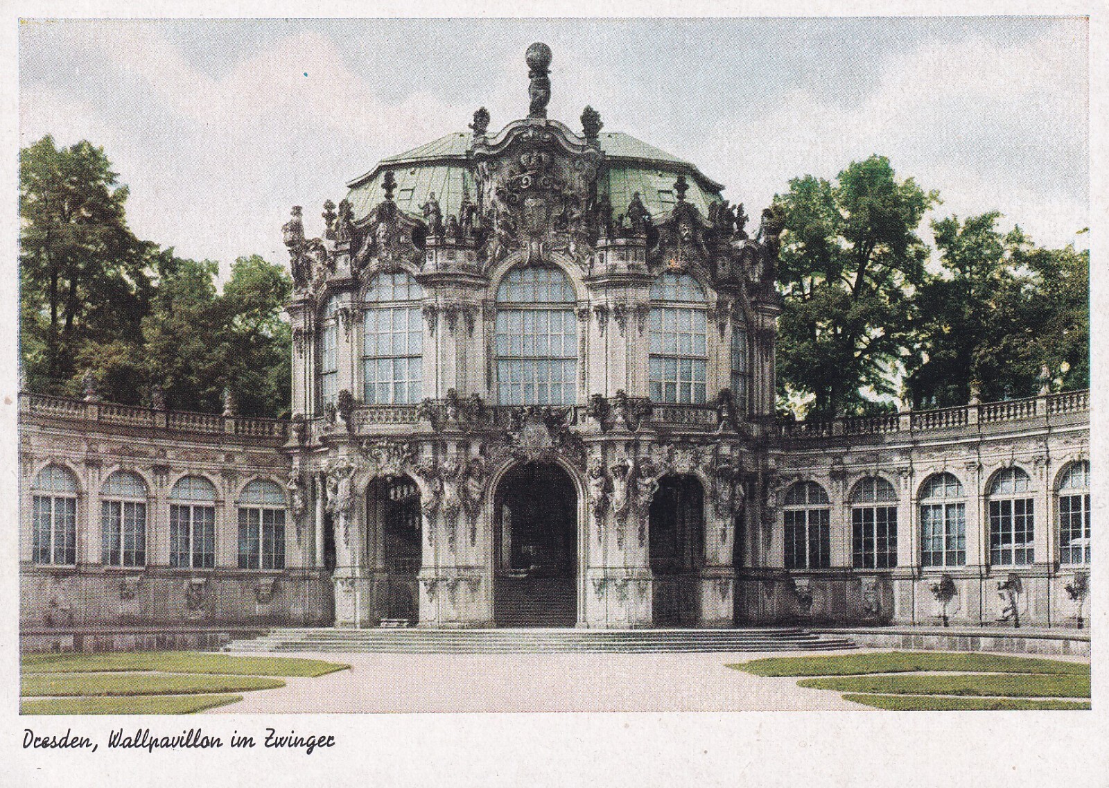 Postcard - Dresden / Wall Pavilion in Zwinger (35)