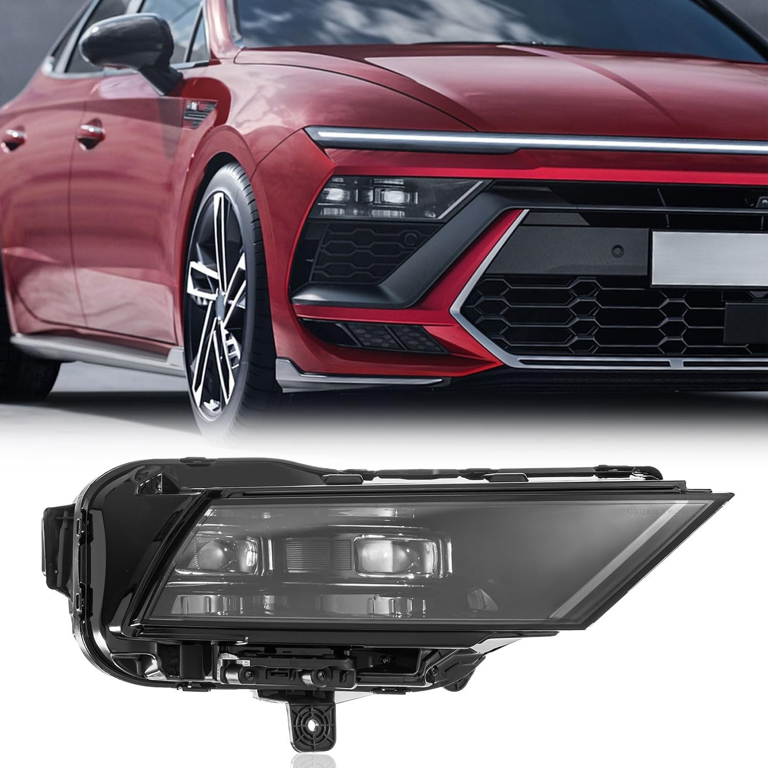 Compatible with 2024-2025 Hyundai Sonata LED Headlights Assembly, Part Number 92