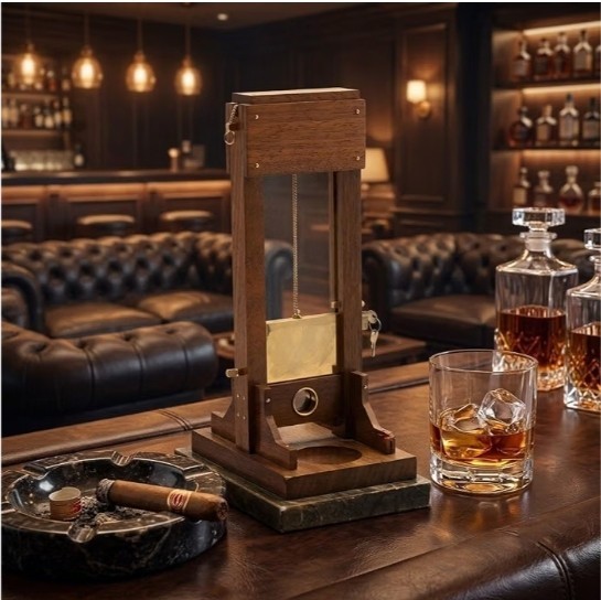 Luxury Desktop Cigar Cutter Guillotine Unique Style Classic WE SHIP OVERSEAS 