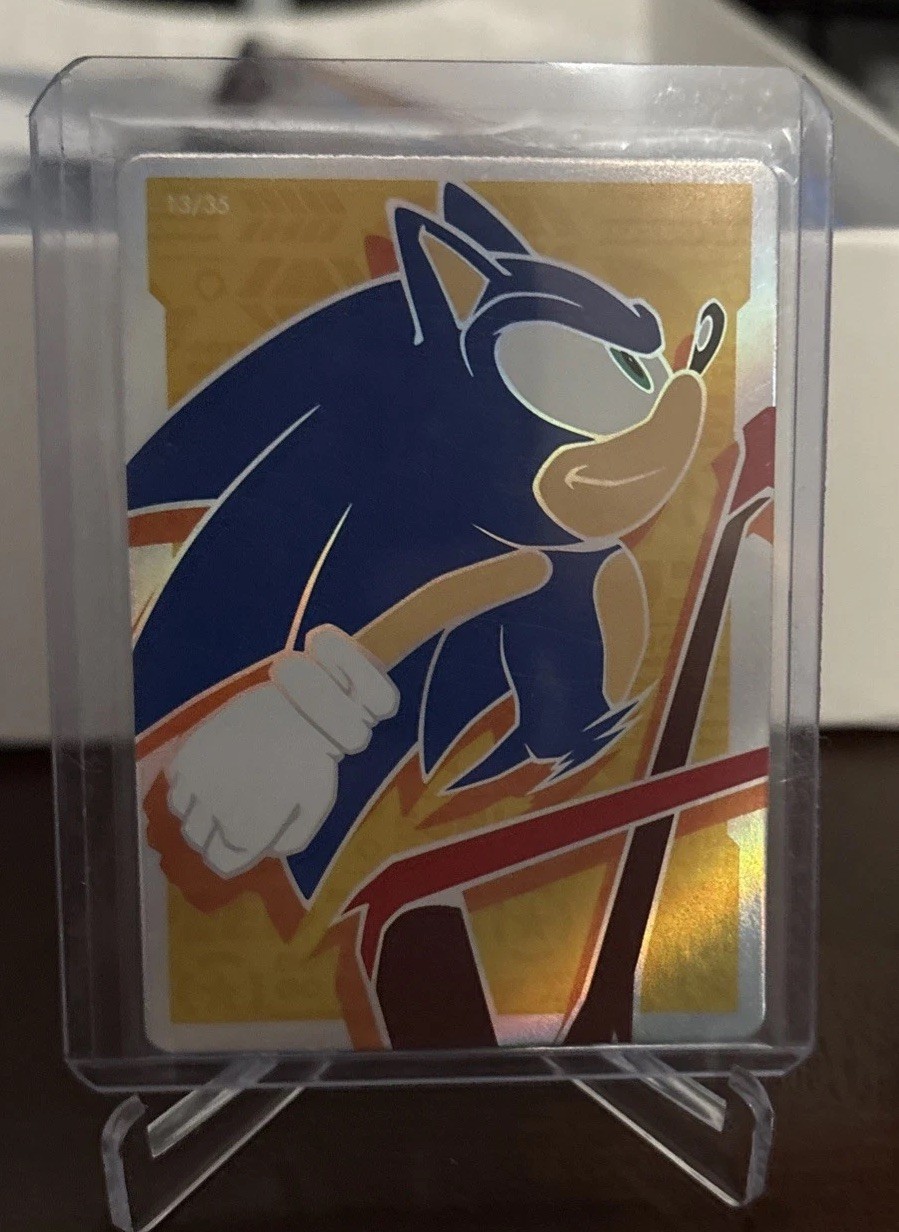 Wendy’s Sonic the Hedgehog Non-Sport Trading Card Serial #13/35 (2026)