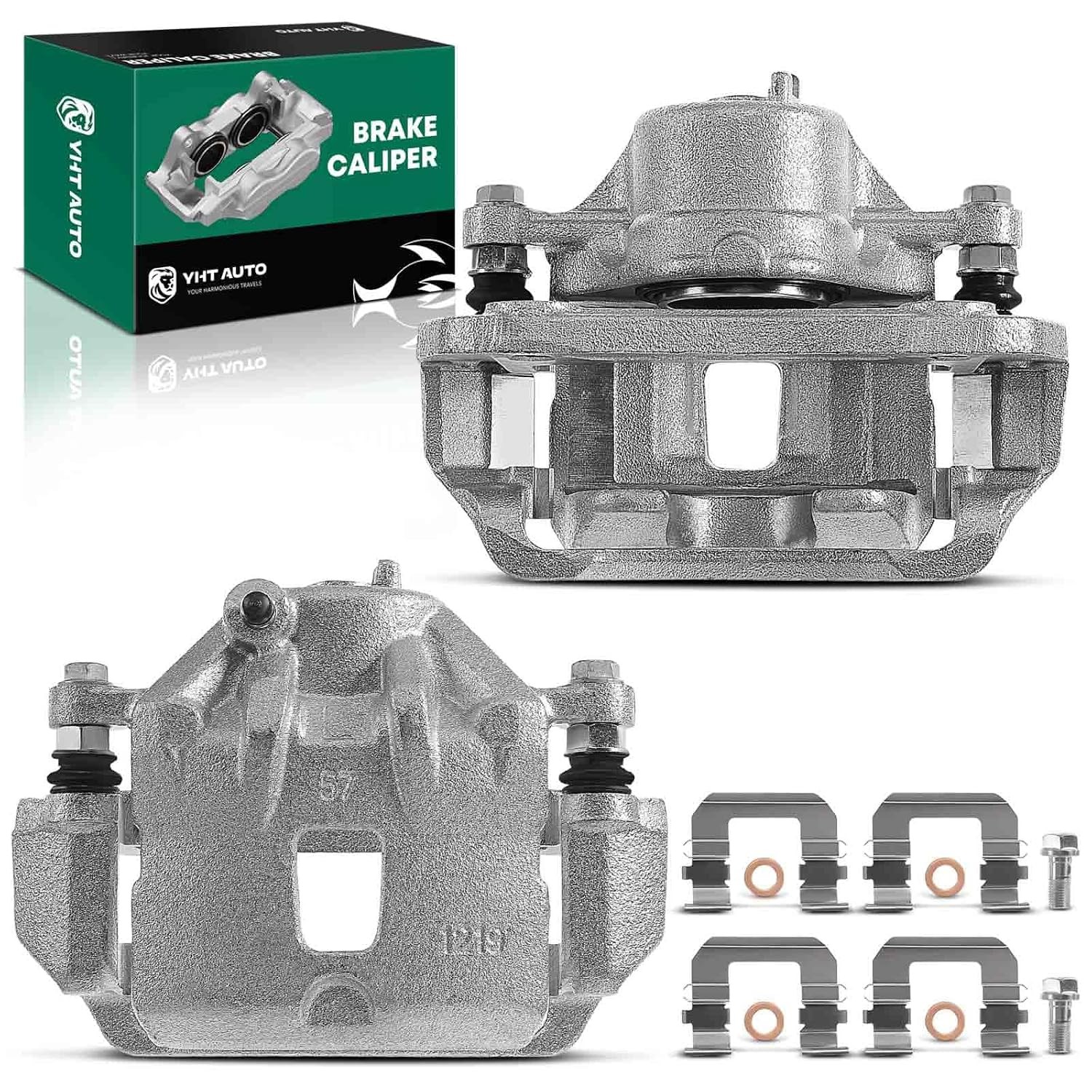 Front Disc Brake Caliper Kit w/Bracket for Hyundai Kia Brake Caliper
