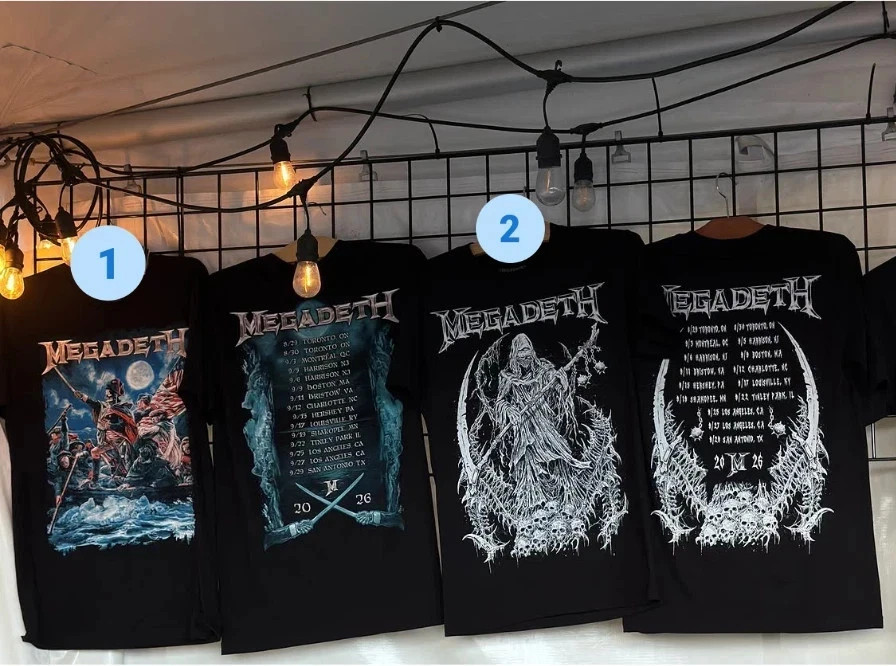 Megadeth 2026 Tour Merch Unisex T-shrt