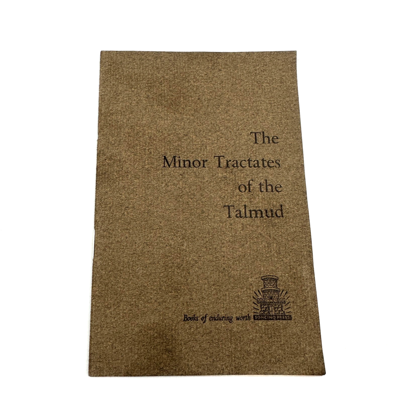 The Minor Tractates of the Talmud Soncino Press Booklet Judaica Religious Text