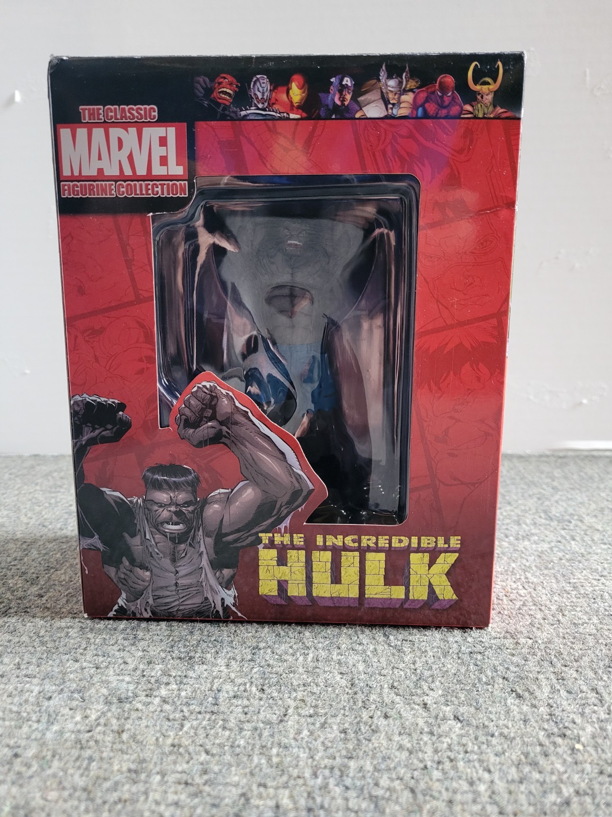 Eaglemoss The HULK Classic Marvel Comics Figurine Collection Grey w/Magazine New