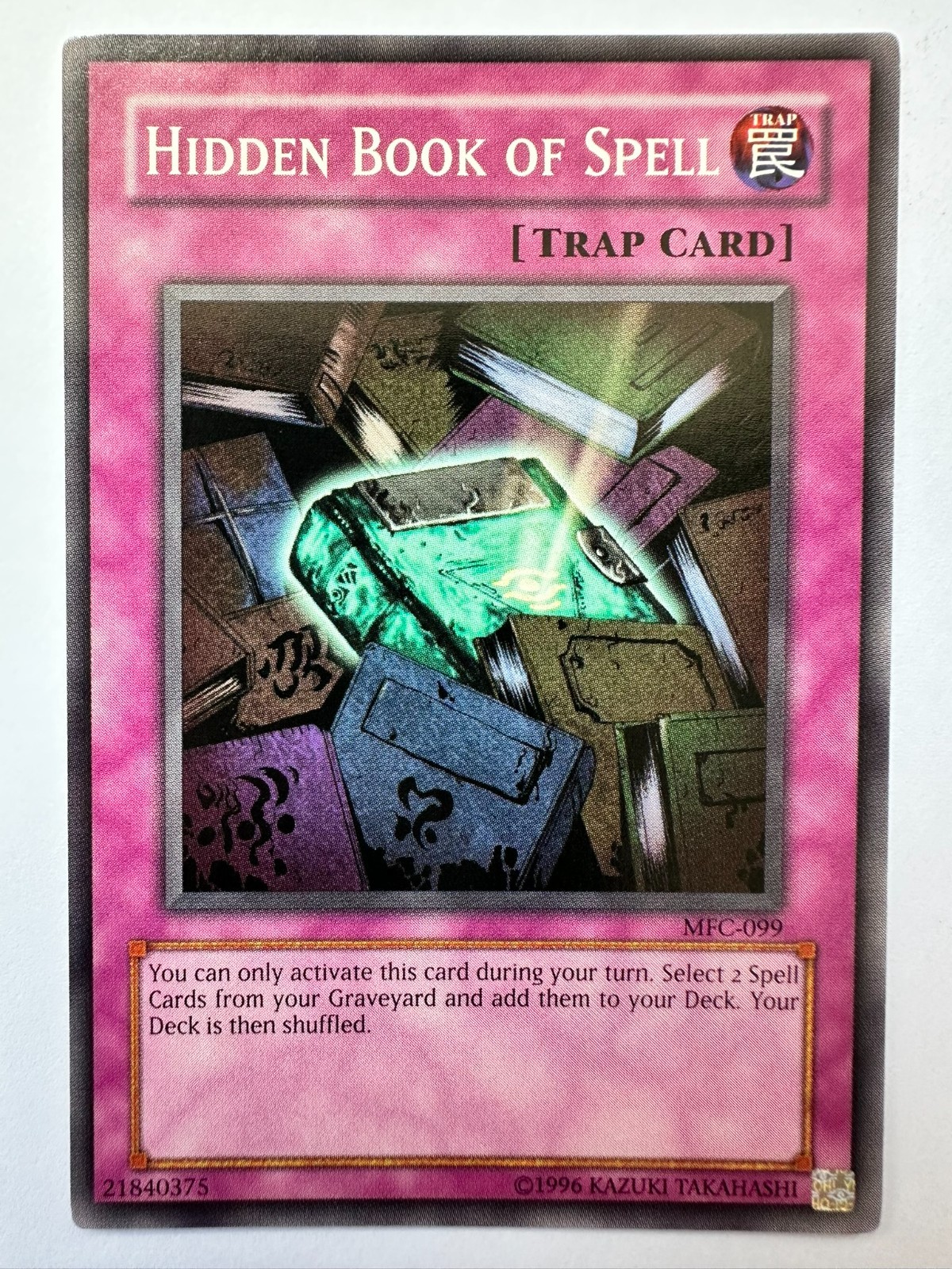 Yugioh Hidden Book of Spell MFC-099 Common Good Condition