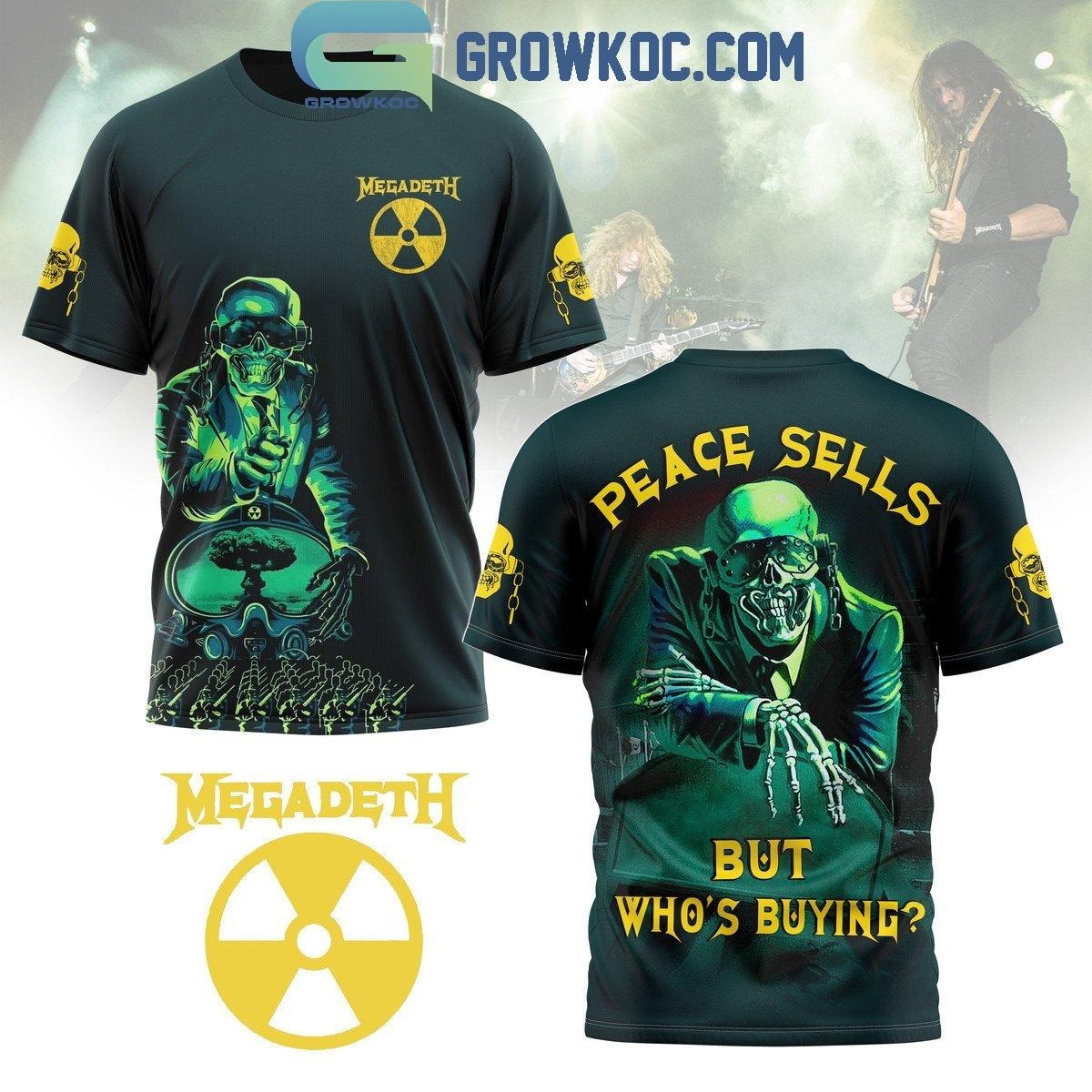 New Megadeth Peace Sells But Who\'s Buying 3D T-Shirt  All size