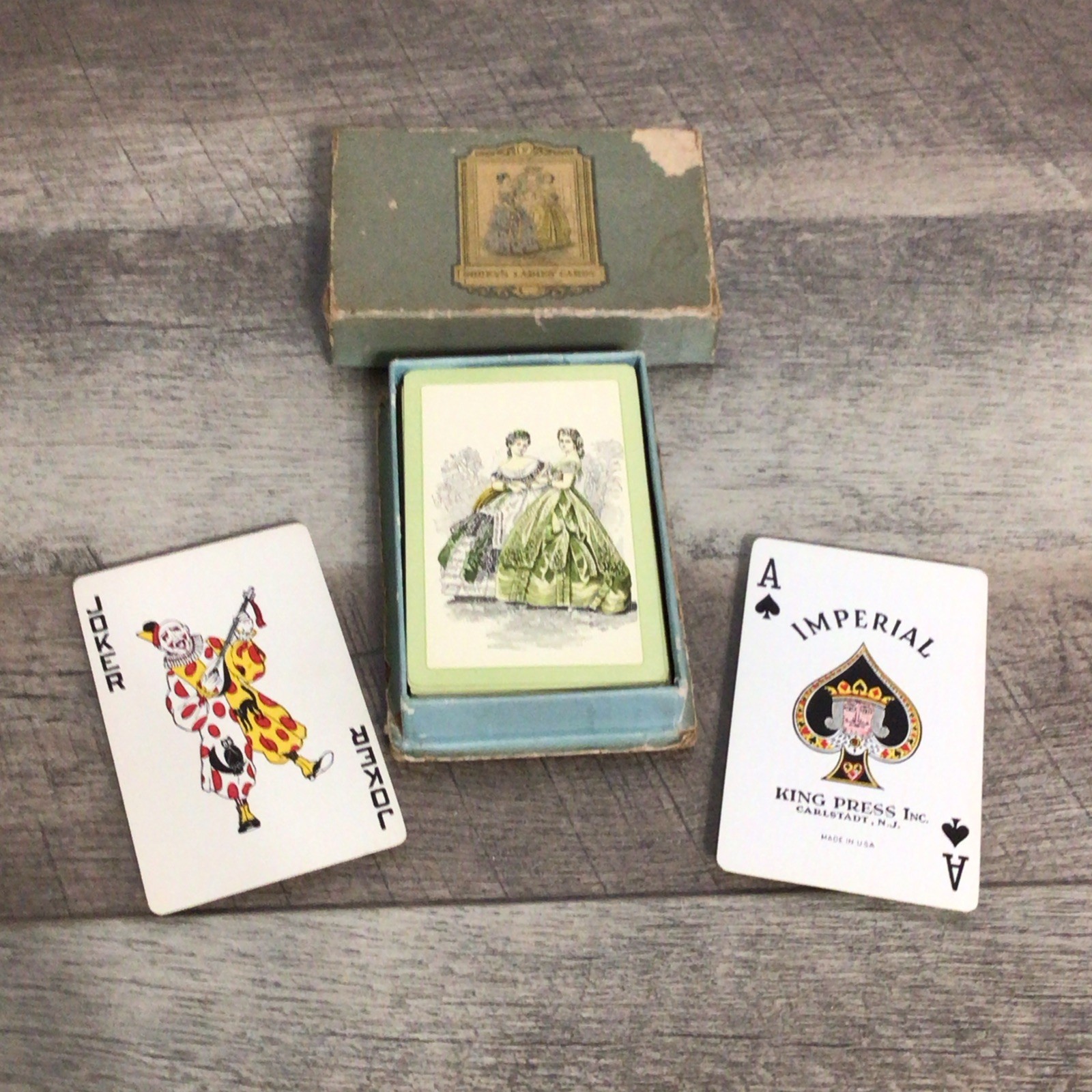 Antique Godey’s Ladies Playing Cards Fan-C-Pack Playing Cards