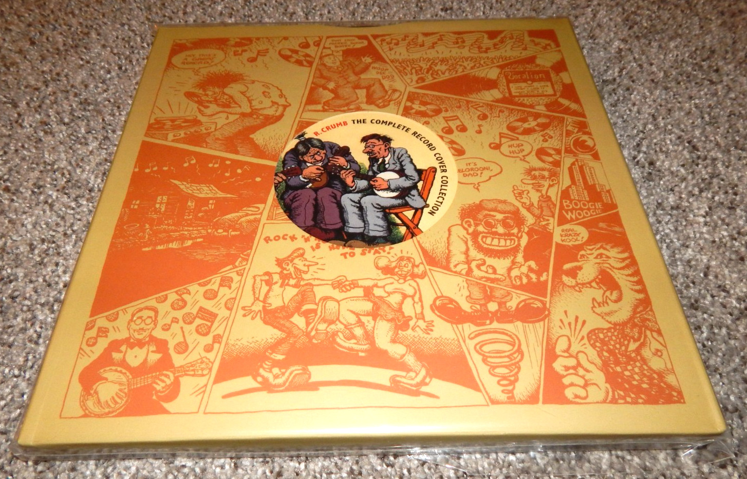 R CRUMB'S THE COMPLETE RECORD COLLECTION OUT OF PRINT MINT CONDITION RARE HC