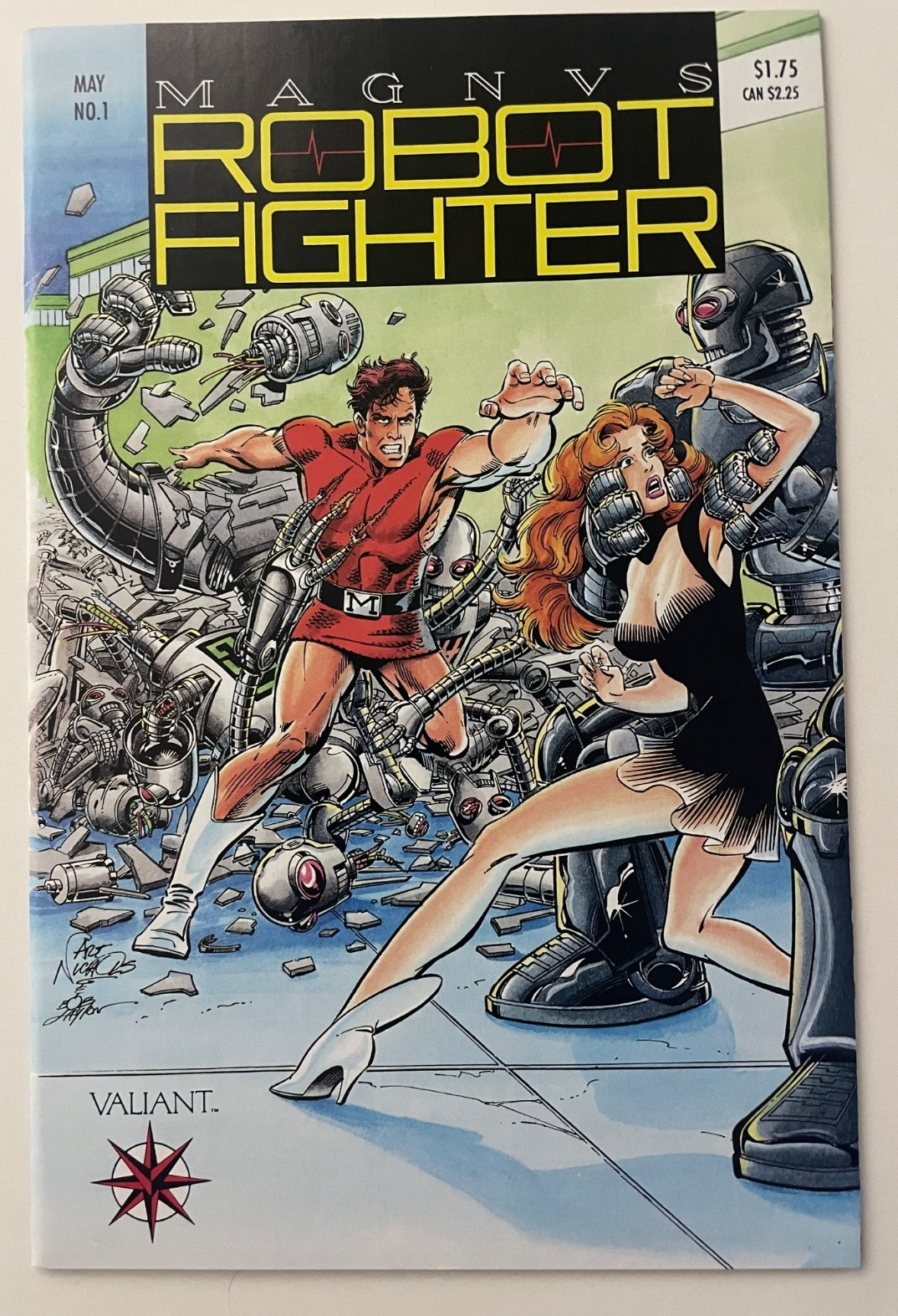 Magnus Robot Fighter #1 1991, 1st appear Magnus W/ Coup Insert 9.4-9.6