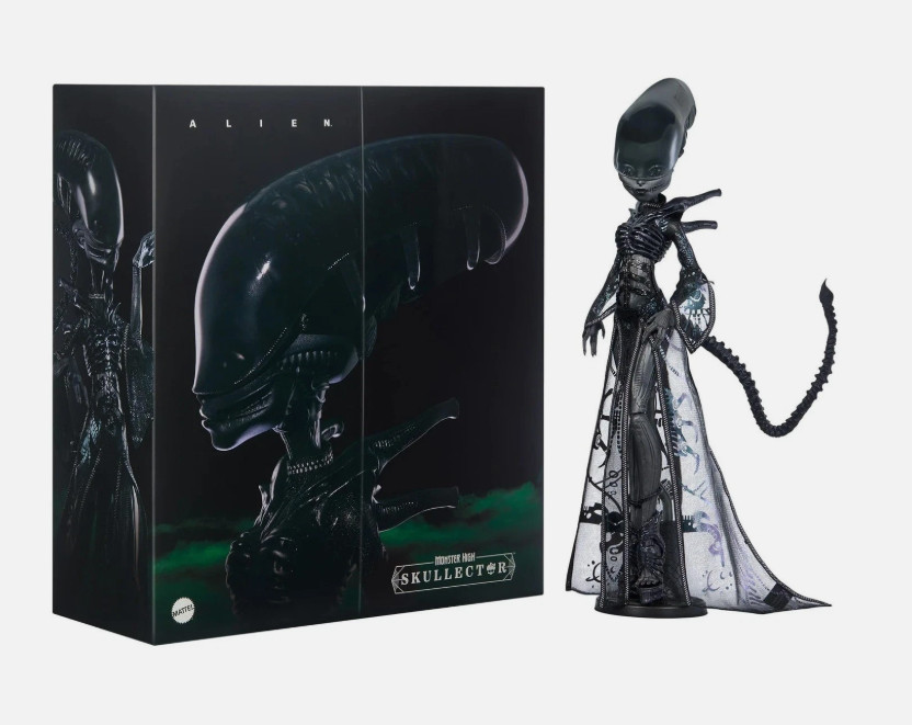 Mattel Creations Monster High Skullector Alien Doll Xenomorph Brand New