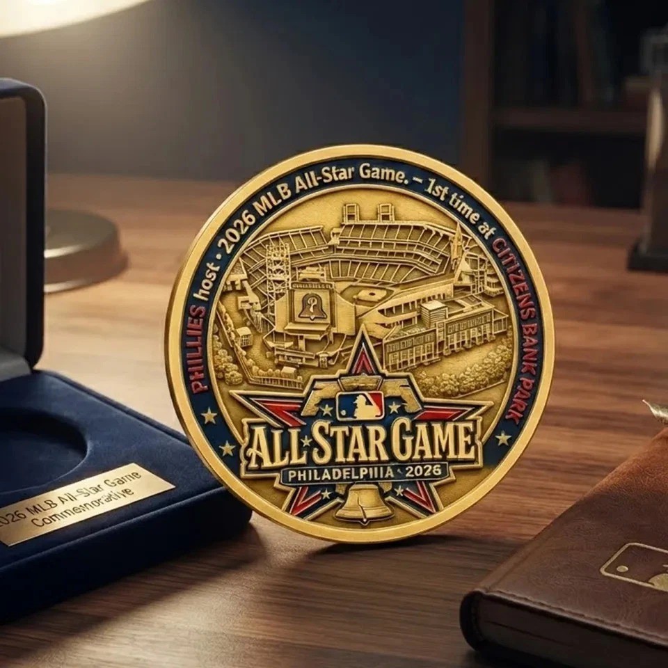 All Star Game 2026 Philadelphia Phillies Baseball Edition Challenge Coin