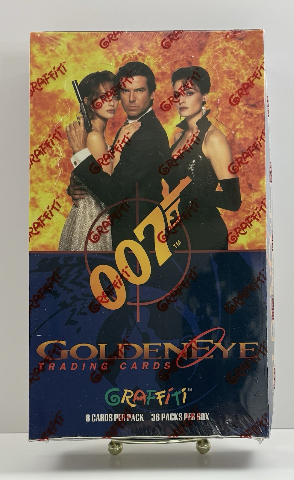 James Bond 007 GoldenEye Trading Cards Sealed Box 36 Packs 1995 Graffiti Inc.