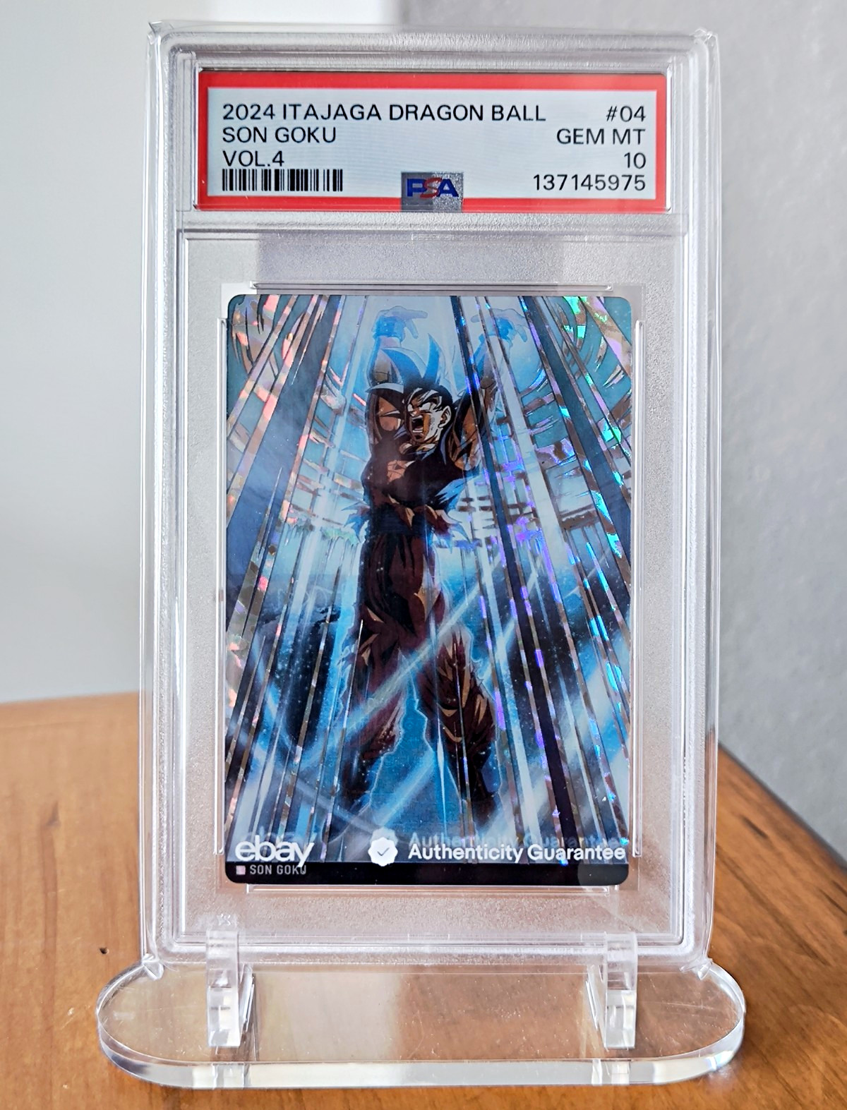 Dragon Ball Itajaga Vol. 4 #04 Son Goku  PSA 10 \