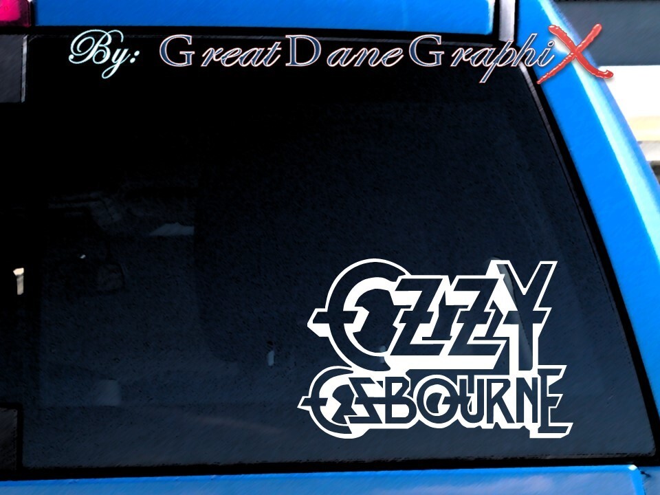 Ozzy Osbourne - Vinyl Decal Sticker -Color Choice -HIGH QUALITY