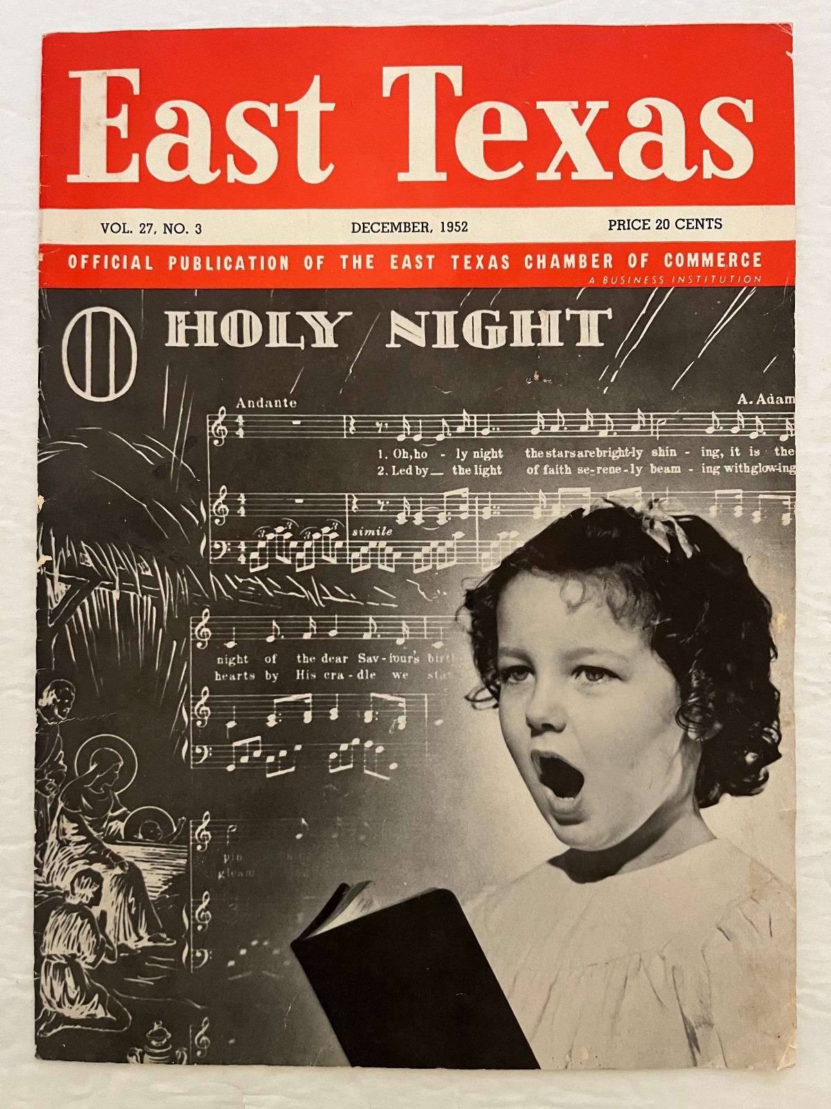 East Texas Chamber of Commerce Magazine December 1952 Christmas Season