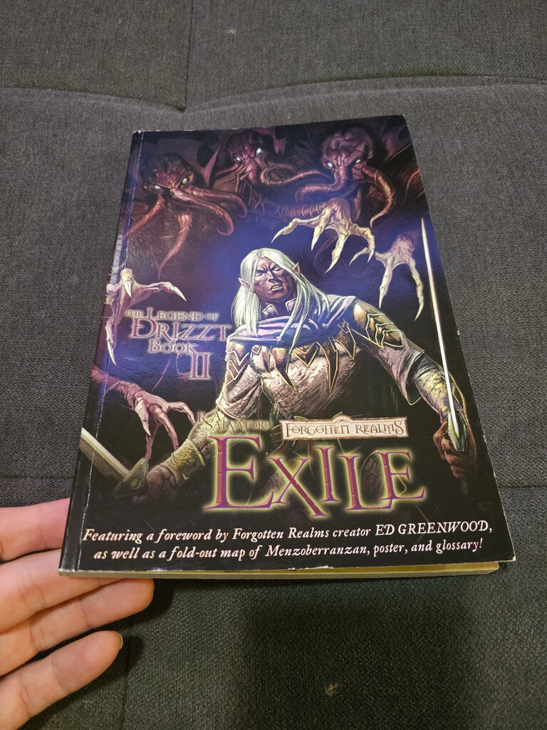 The Dark Elf Trilogy Book II Exile Salvatore Forgotten Realms Dungeons Dragons
