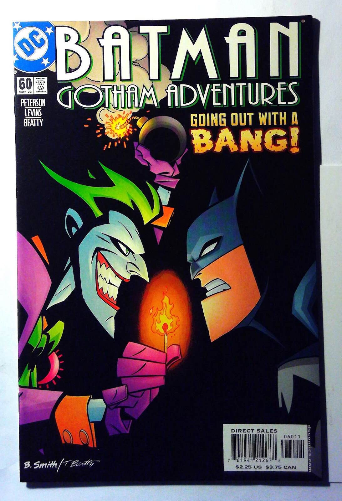 Batman Gotham Adventures #60 (2003) DC Comics Final Issue Joker 1st Print Comic