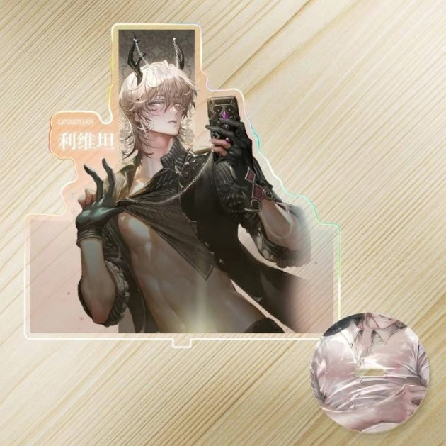Game What In Hell Is Bad Leviathan Demon Acrylic Figure Stand Decor 15cm
