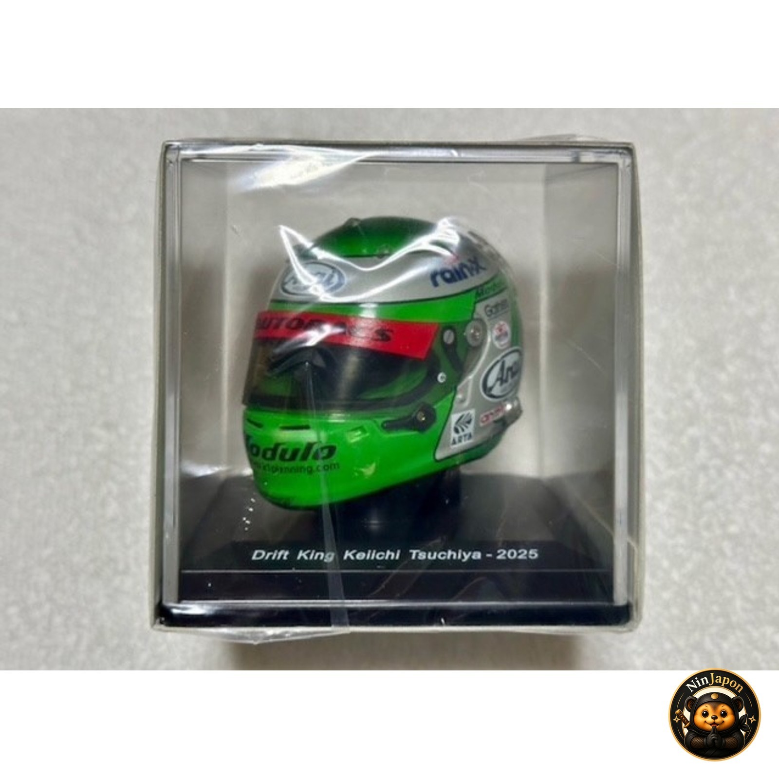 Spark Keiichi Tsuchiya Miniature Helmet 2025 1/5 scale Tokyo Auto Salon 2026 New