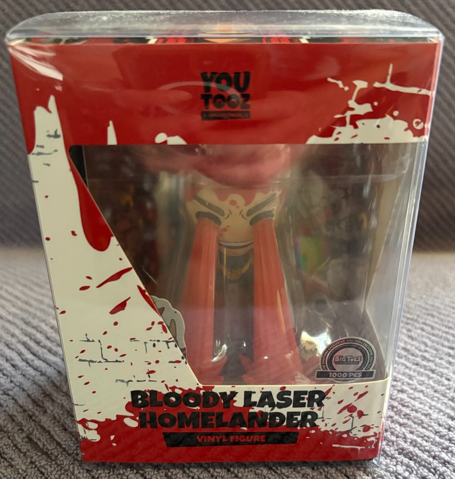 Youtooz Bloody Laser Homelander Big Toes Exclusive LE 1000 Pcs