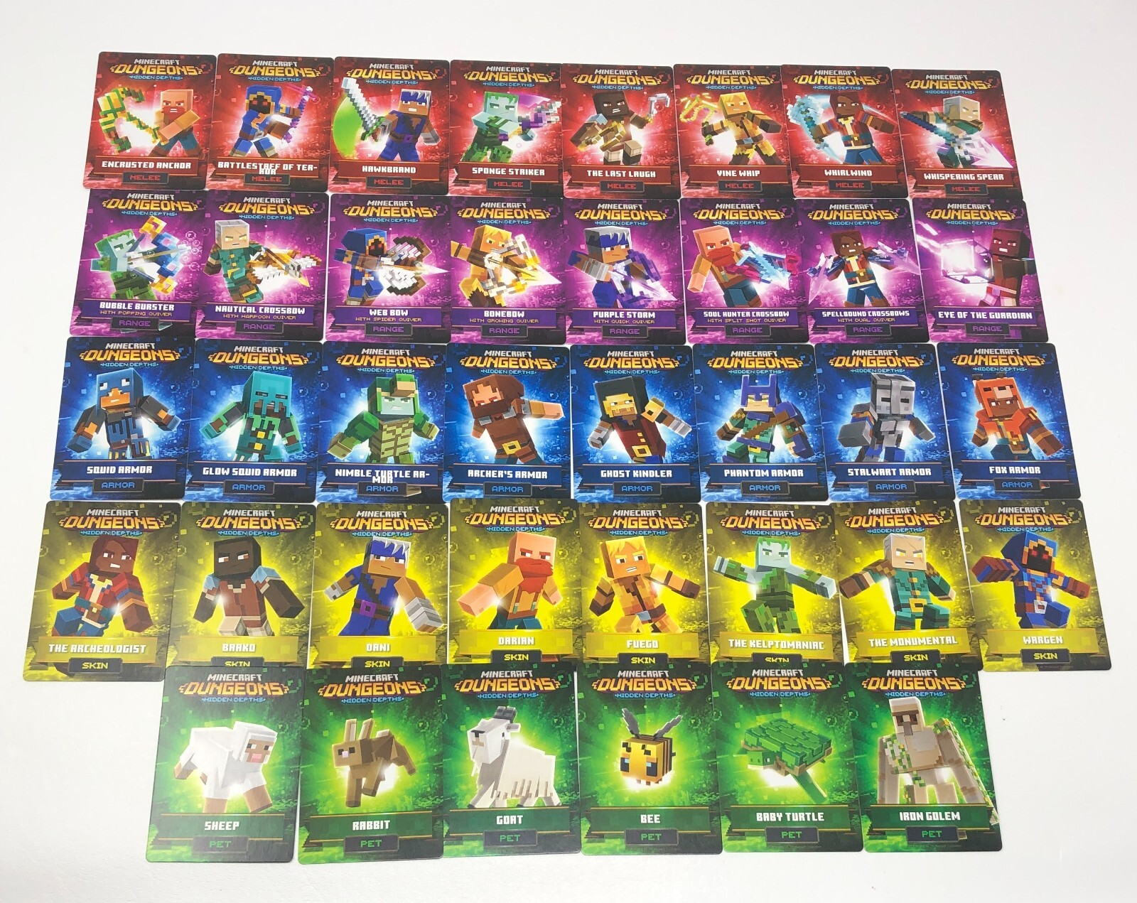 Minecraft Dungeons Arcade Cards Series 5 (#61-#98) 