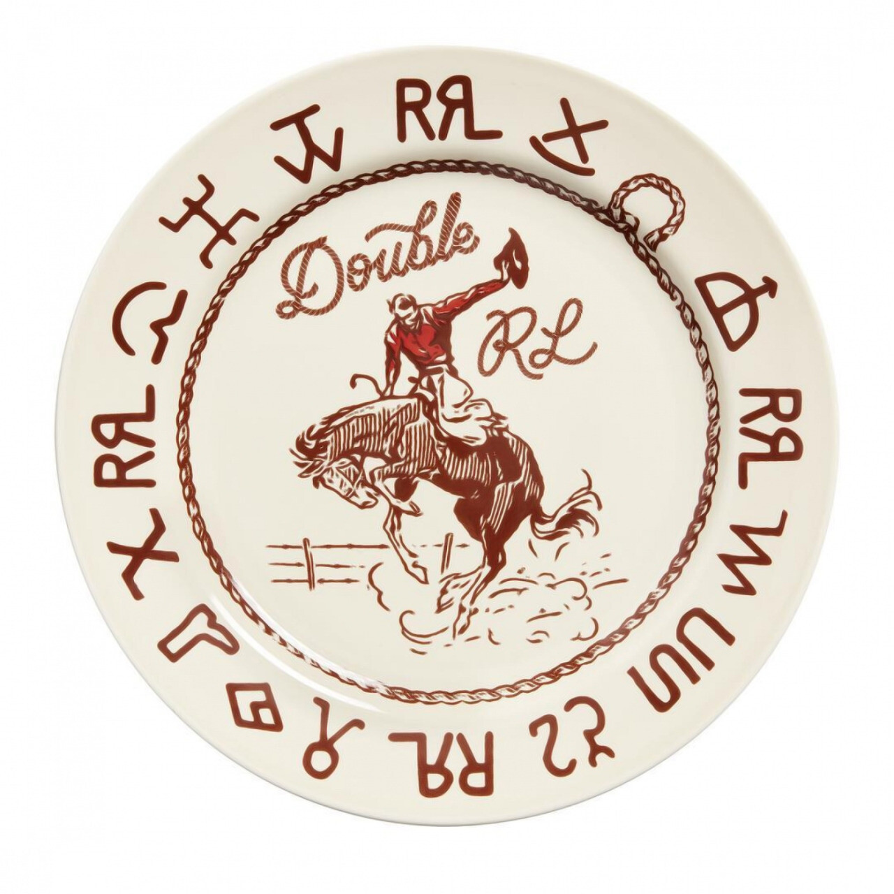  RRL Ralph Lauren Rodeo Souvenir Plate-9\