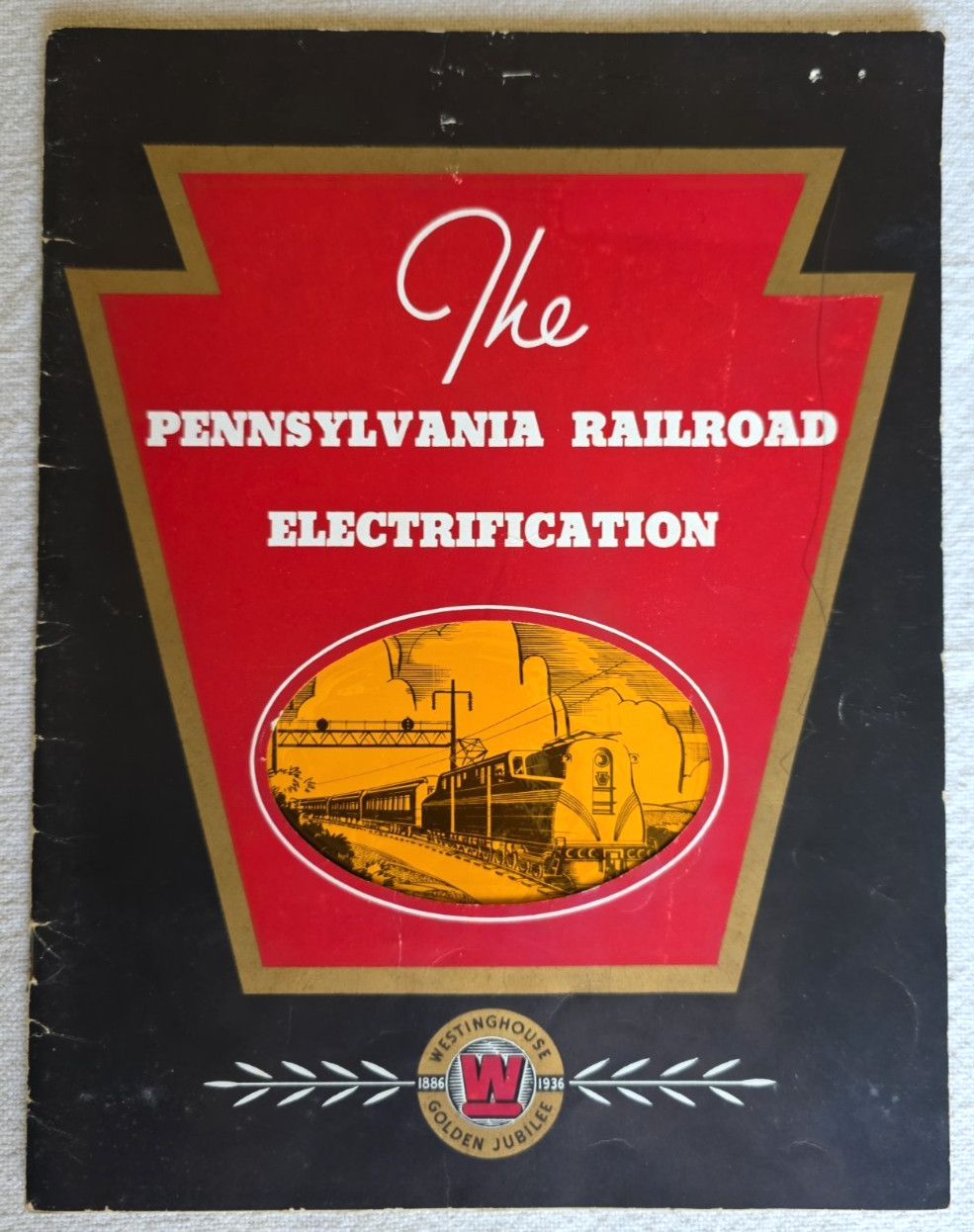 RARE 1936 The Electrification Of Pennsylvania Railroad PRR Westinghouse Book