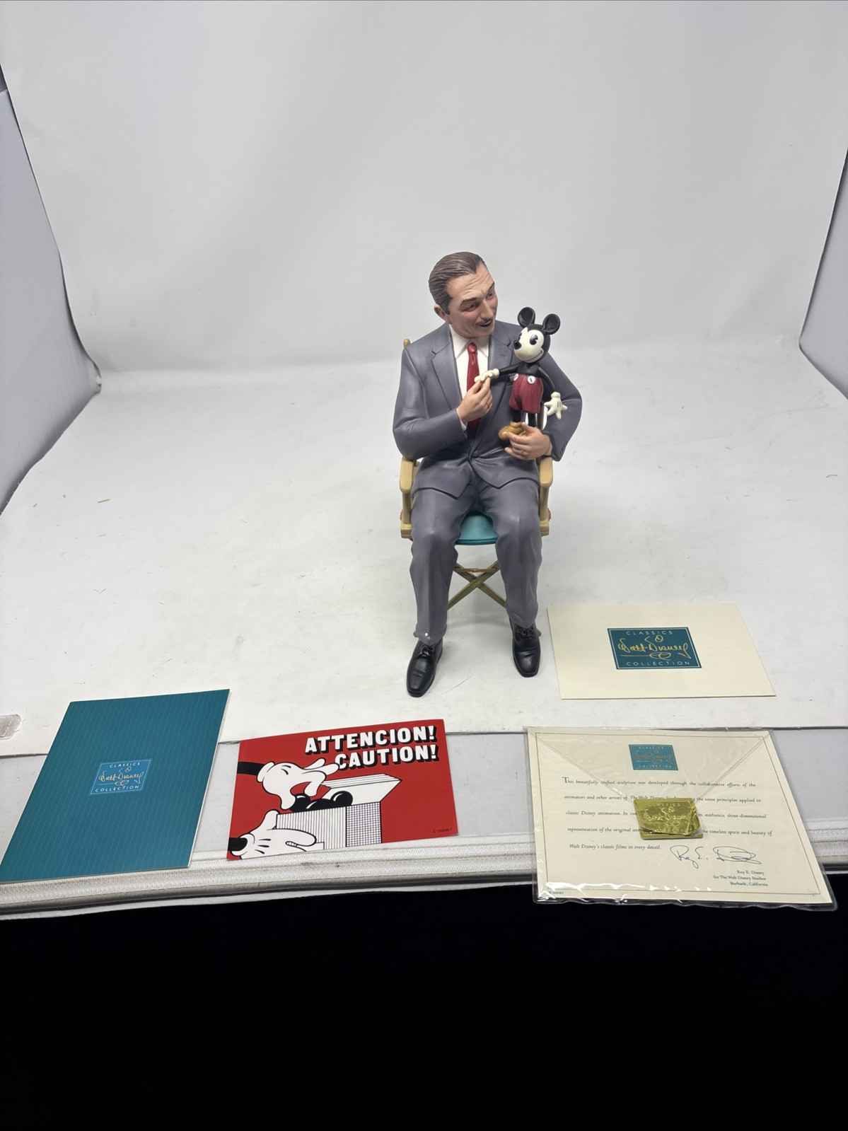 WDCC Walt Disney Classics Collection Signed it Was all Started by a Mouse. Read