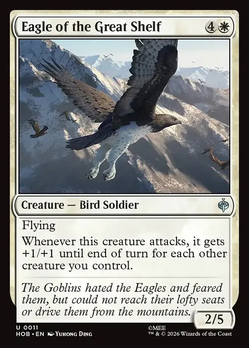 Eagle of the Great Shelf (11) (Non-Foil) HOB MTG NM