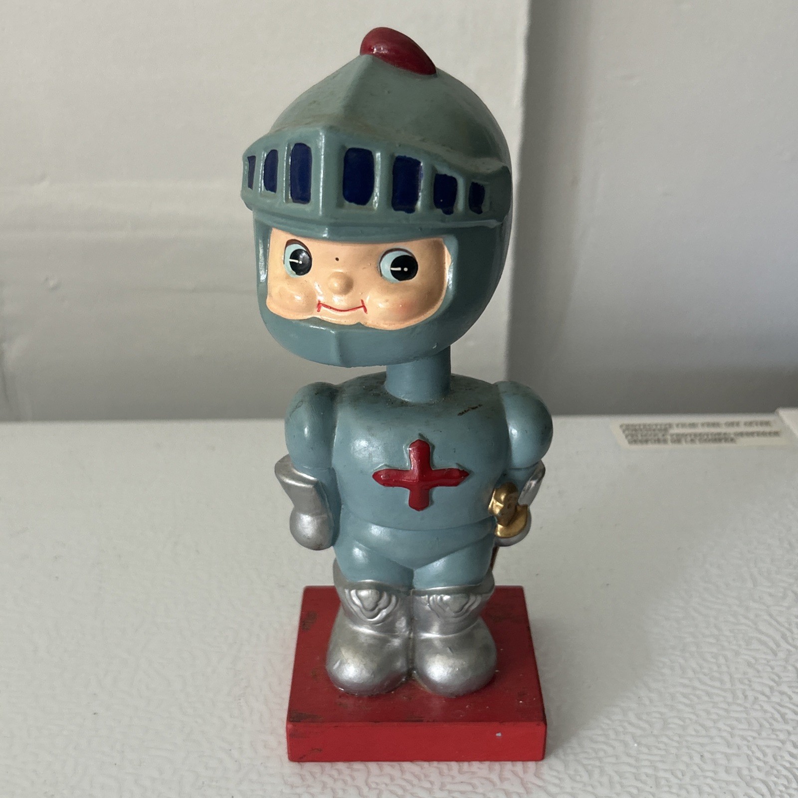 Vintage 1960s-70s Knight Composite Bobblehead Rare Pittsburgh Sticker
