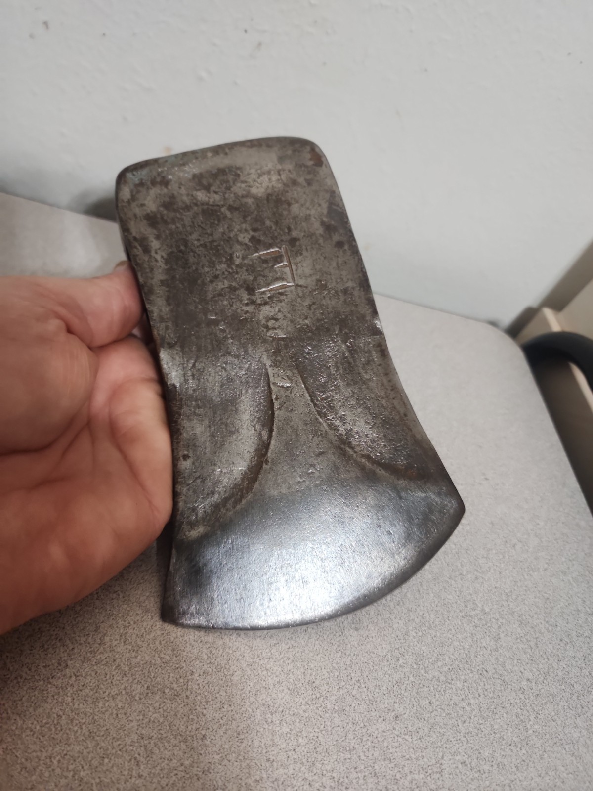 Vtg 3.79 Lbs Single Bit Axe W/ Phantom Bevels *GOOD SOLID USER Unknown Maker *