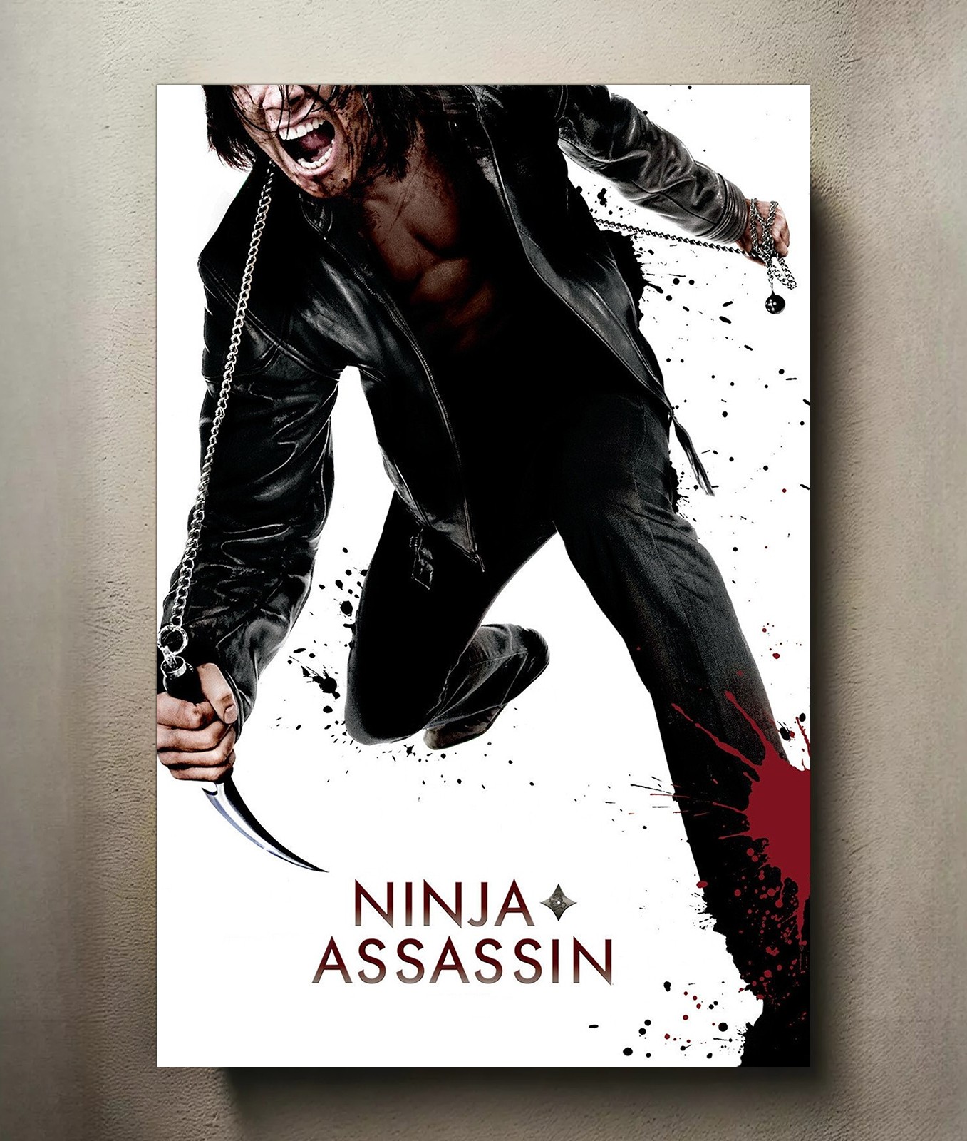 Ninja Assassin 8x12 Metal Movie Poster Sign