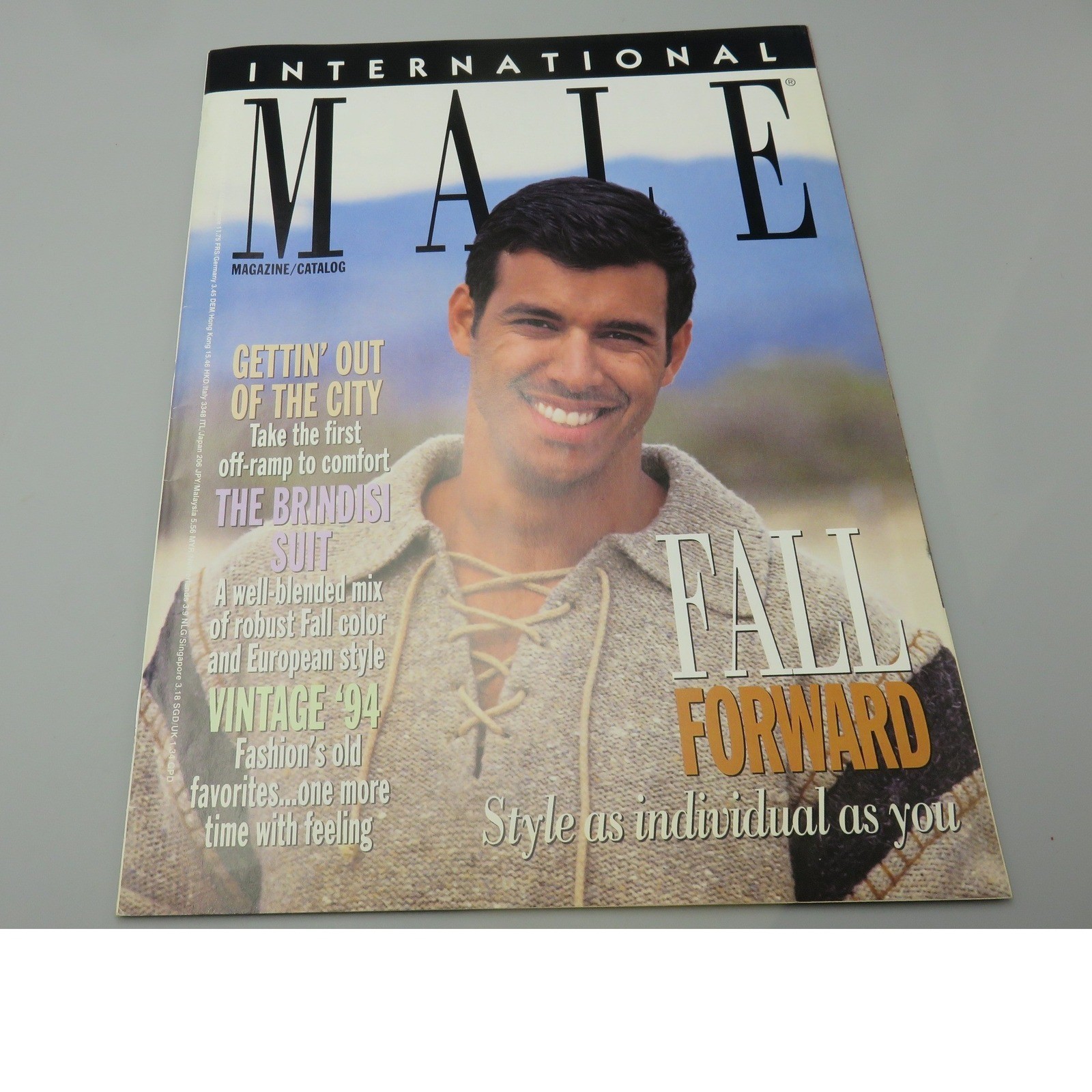 Vtg 1994 International Male Magazine Catalog Fall Spencer Garbett Beefcake Undie
