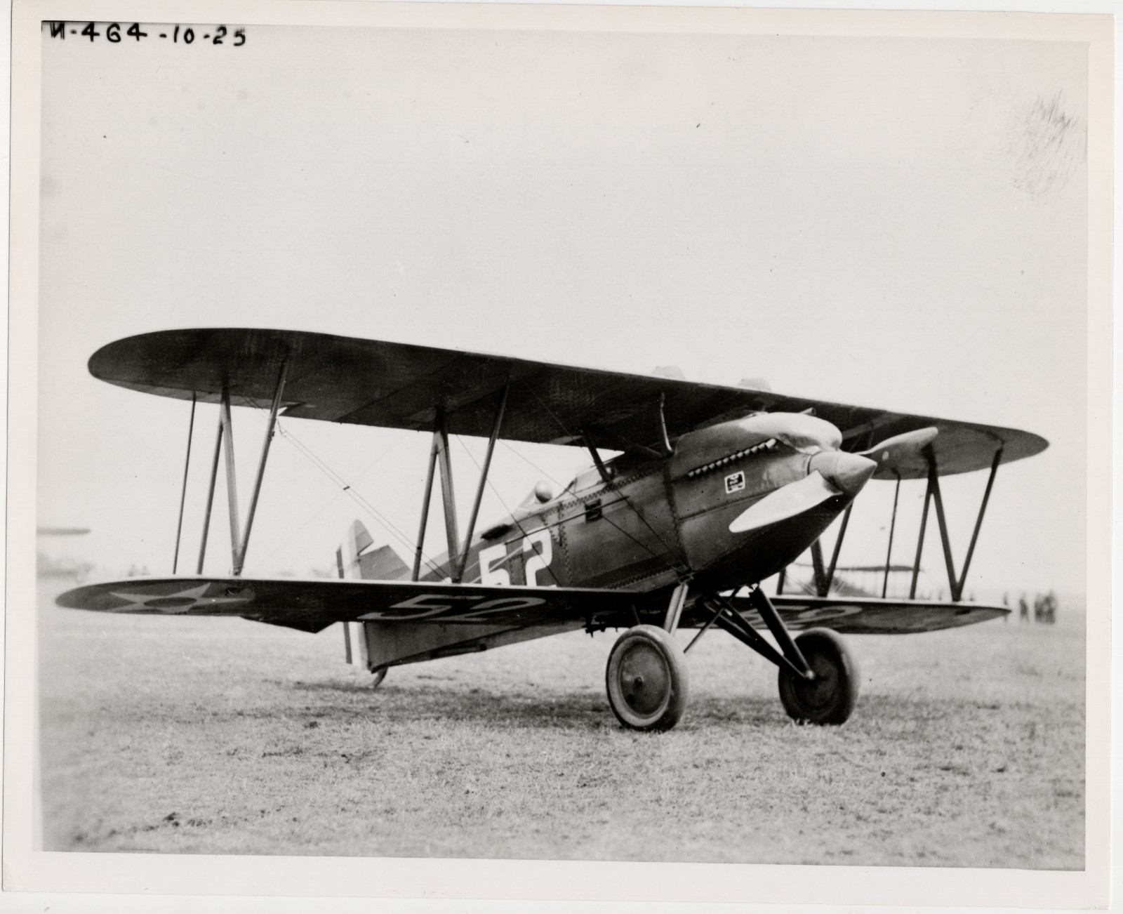 Vintage Curtiss PW-8 #52 Army Biplane Fighter Photo, Hawk Ancestor, 1920s