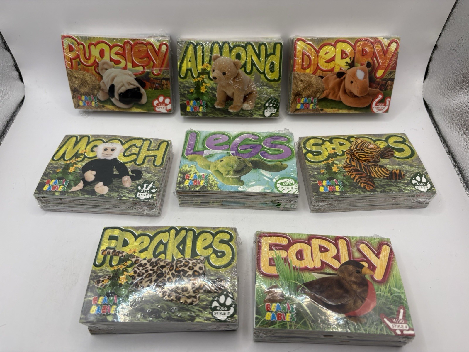 1999 TY Beanie Baby BBOC Cards Lot (Random) - approx 320+\- cards - Series 3&4